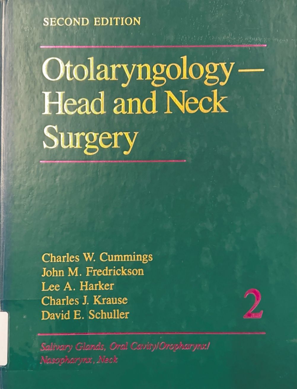 Otolaryngology head and neck surgery