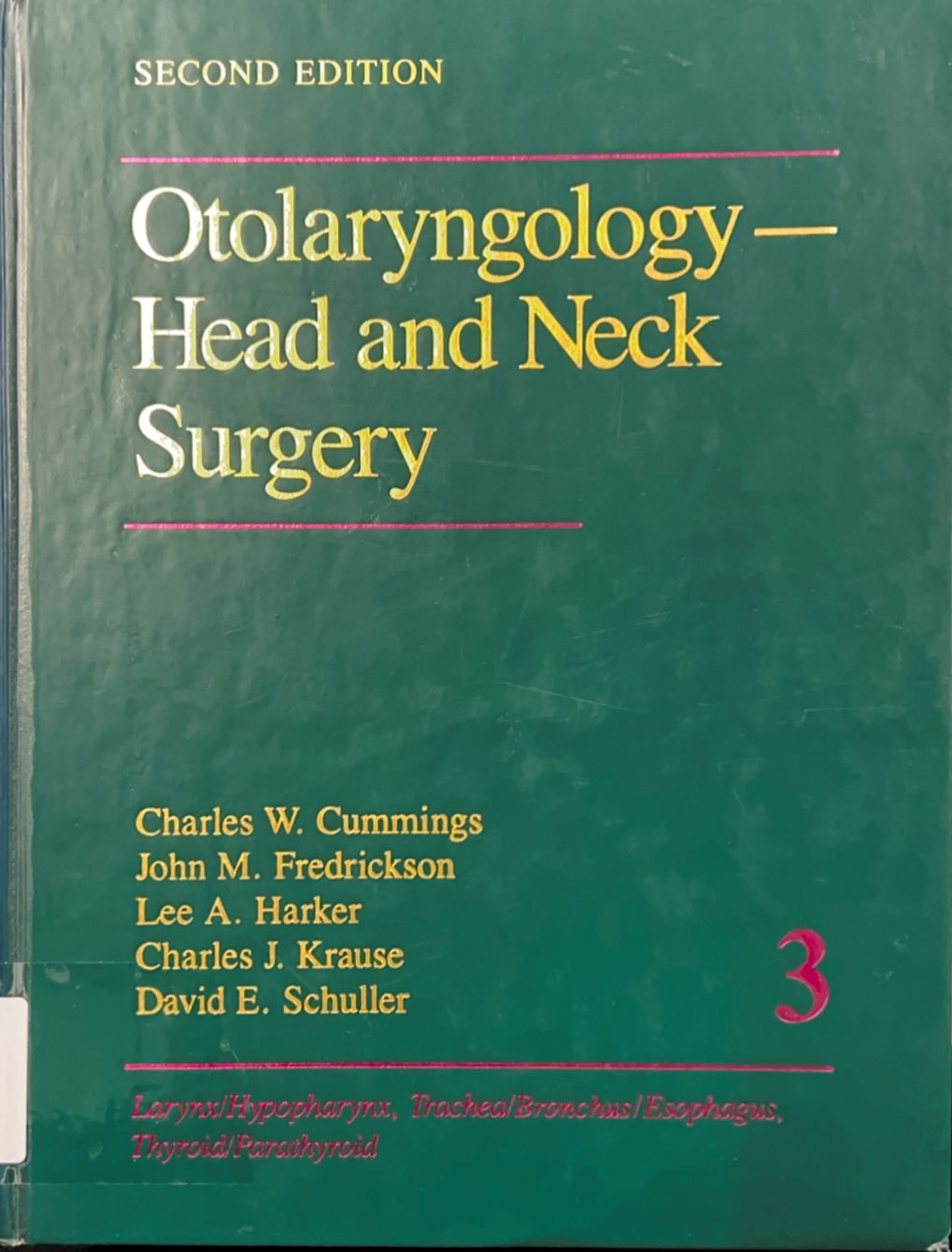 Otolaryngology head and neck surgery