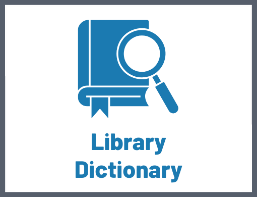 Library Dictionary