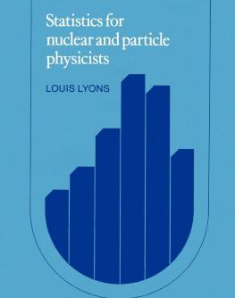 Statistics for nuclear and particle physicists